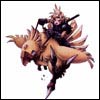 Final Fantasy VII 7 Official Cloud Chocobo Artwork